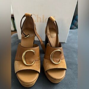 Chloe platform sandals